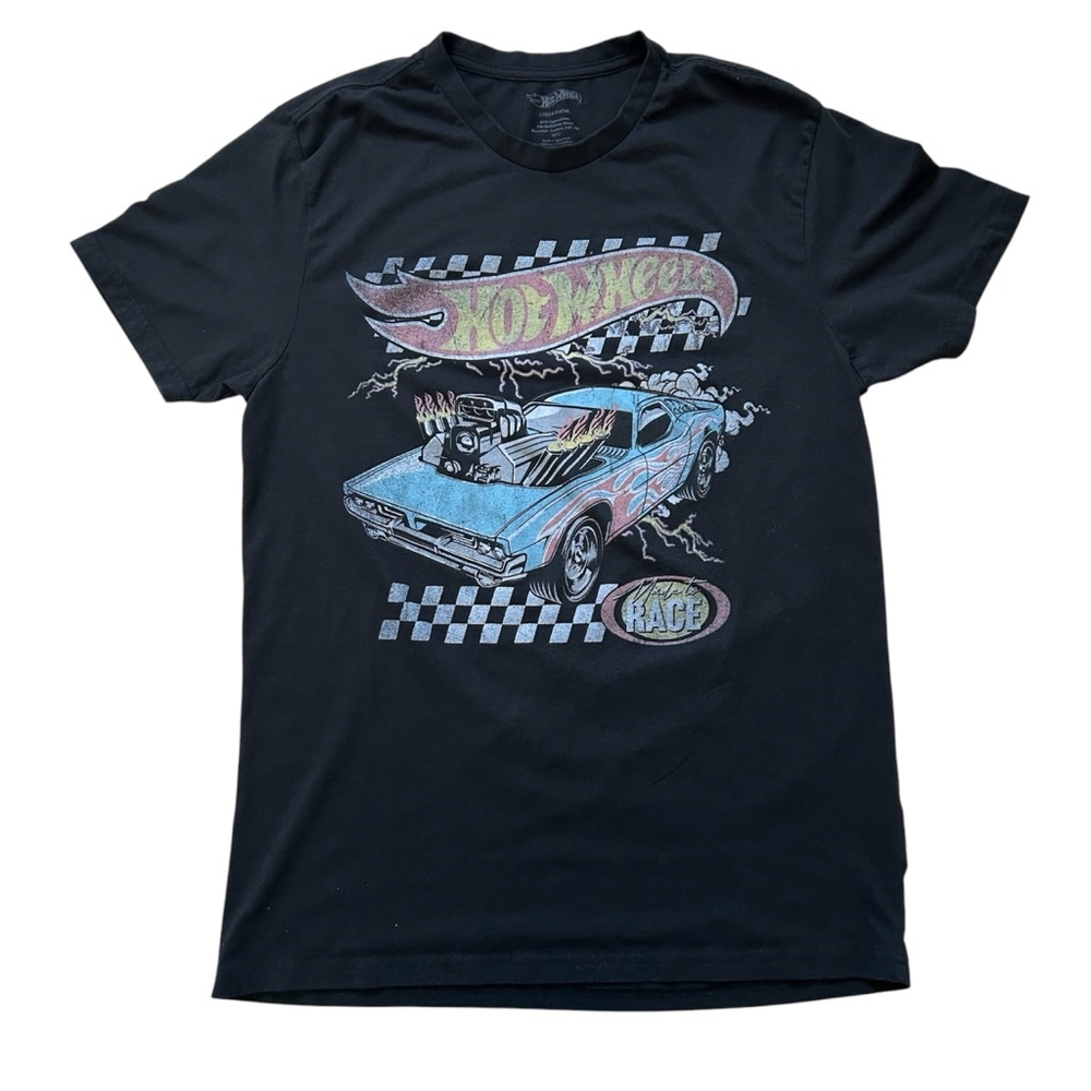 2024 Hot Wheels Made to Race Graphic T-shirt Size M Cotton-blend